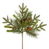 24 inch PE/PVC Cibola Mix Berry Spray