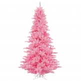 5.5 foot Pink Fir Tree: Pink LED Lights