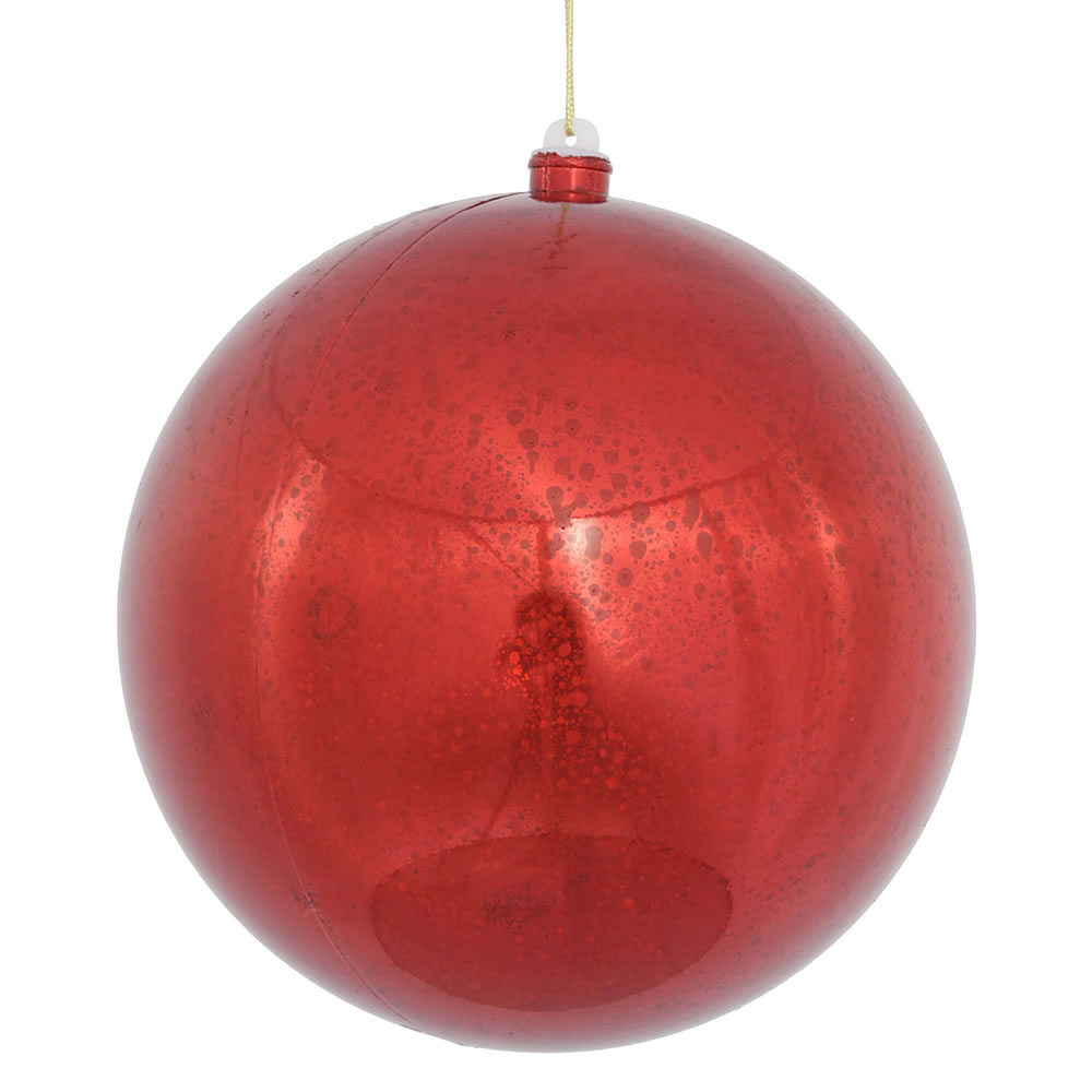 10 Inch Shiny Mercury Ball Ornament