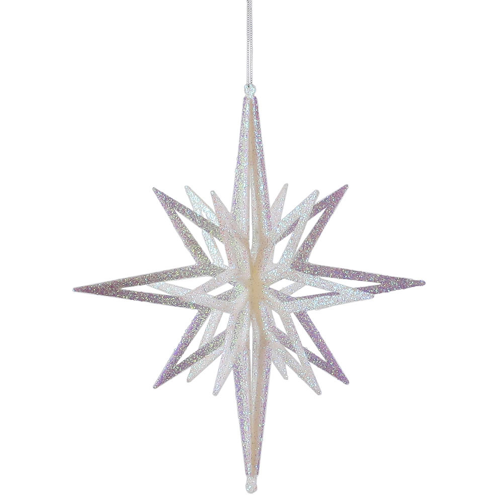12 Inch Iridescent Star Ornament