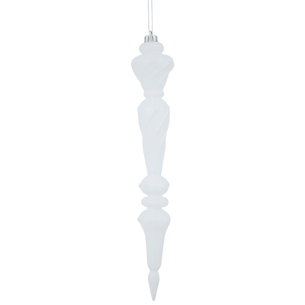 12 Inch Shiny Icicle Drop Ornament: Set Of 3