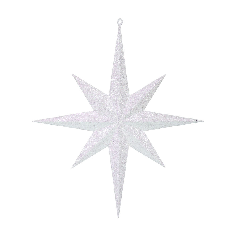 inch Iridescent Glitter Bethlehem Star Ornament
