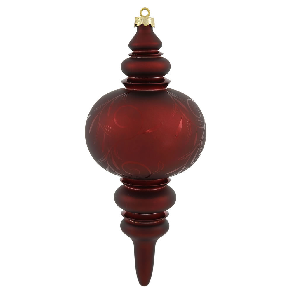 inch Matte Lantern Finial Ornament