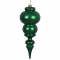 14 inch Matte Emerald UV Protected Finial Ornament
