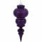 14 inch Shiny Plum UV Protected Finial Ornament