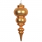 14 inch Matte Antique Gold UV Protected Finial Ornament