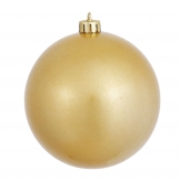 6 inch Gold Candy Ball Ornament: Set of 4