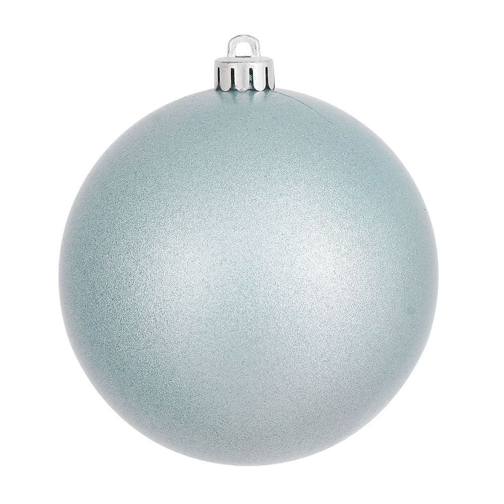 6 inch Baby Blue Candy Ball Ornament: Set of 4