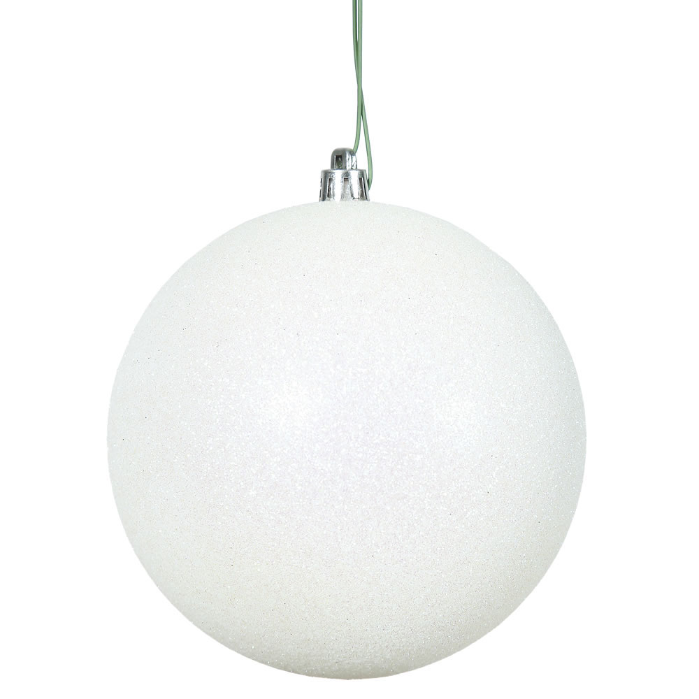 12 Inch Glitter Ball Ornament