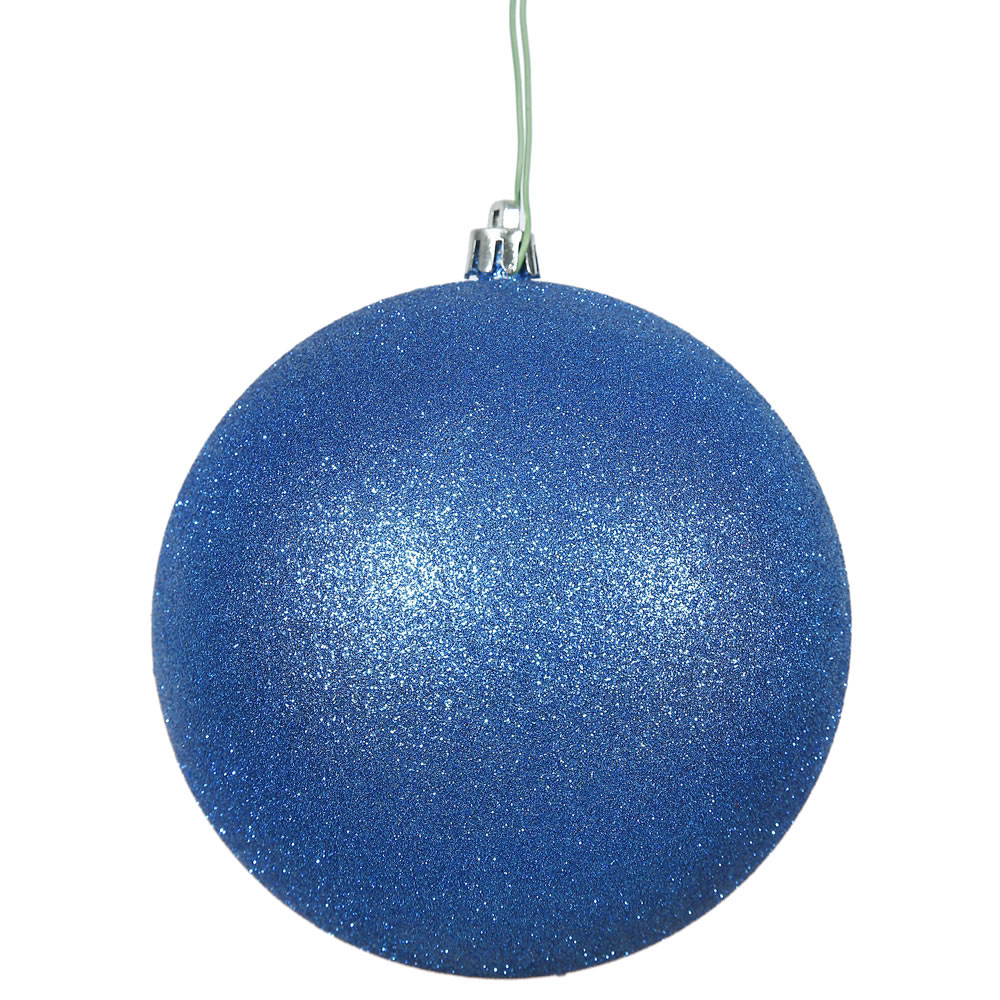 10 Inch Glitter Ball Christmas Ornament