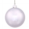 3 inch Silver Splendor Shiny Ball Ornament: Set of 32