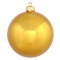 3 inch Antique Gold Shiny Ball Ornament: Set of 32