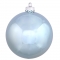 3 inch Baby Blue Shiny Ball Ornament: Set of 32