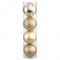 3 inch Teal Shiny Ball Ornament: Set of 32