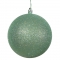 8 inch Sea Foam Glitter Ball Christmas Ornament
