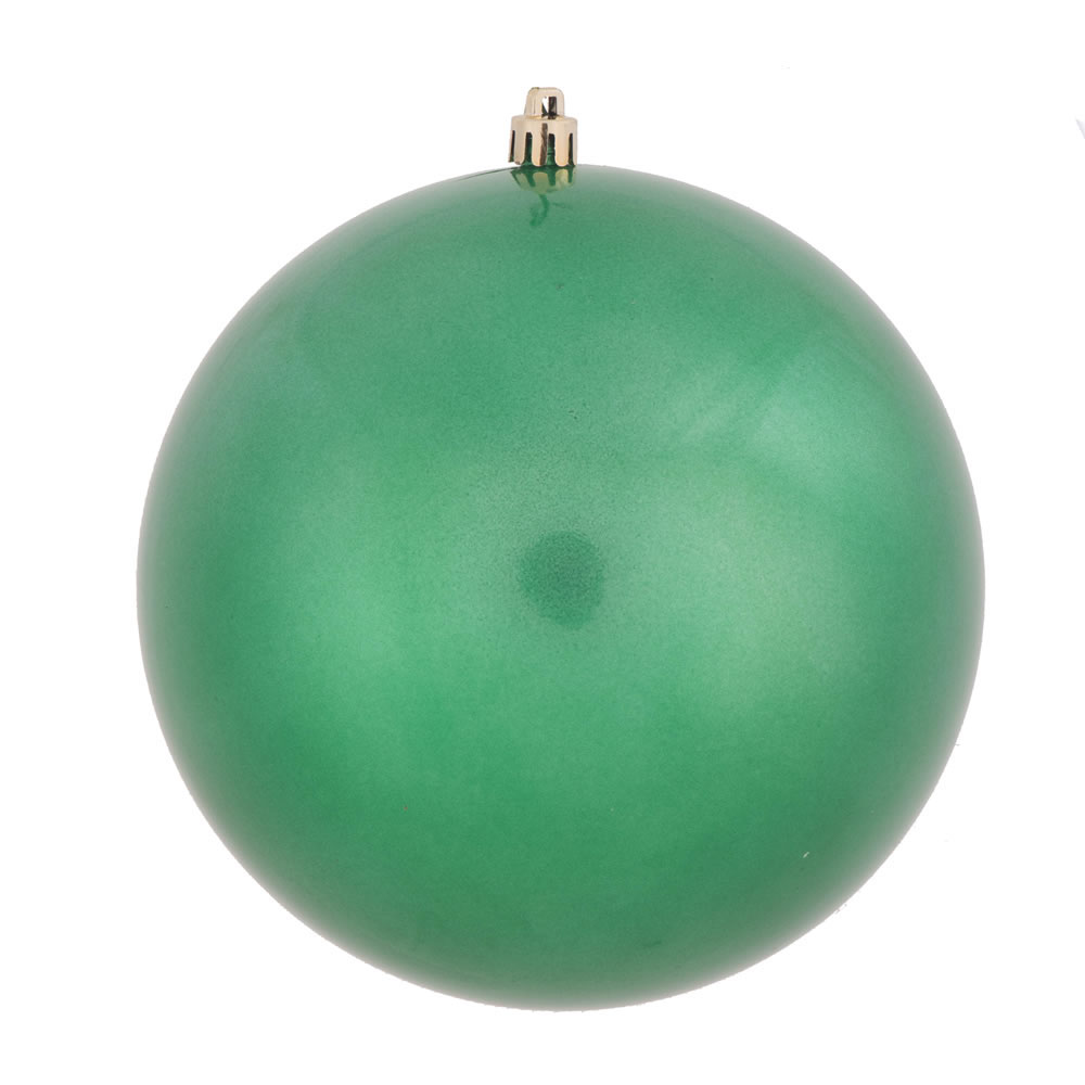 6 inch Sea Foam Candy Ball Ornament: Set of 4