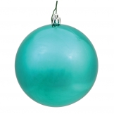 10 inch Sea Foam Shiny Ball Ornament: UV Resistant