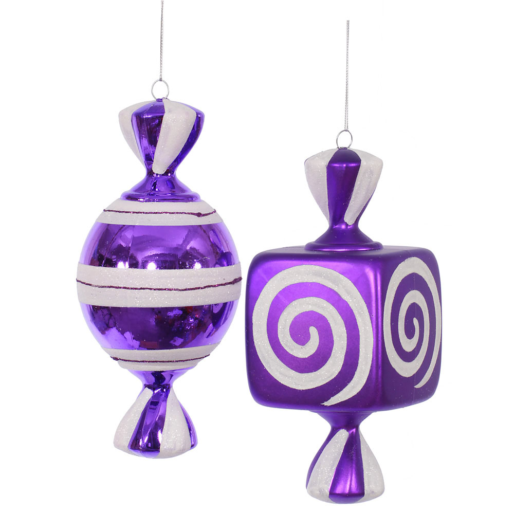 inches Fat Candy Ornament: Set of 2