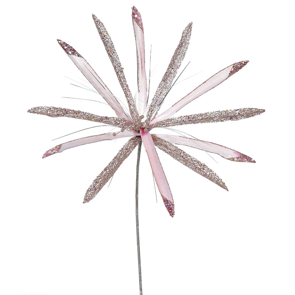 24 inch Pink Velvet Papyrus Pick: Set of 3