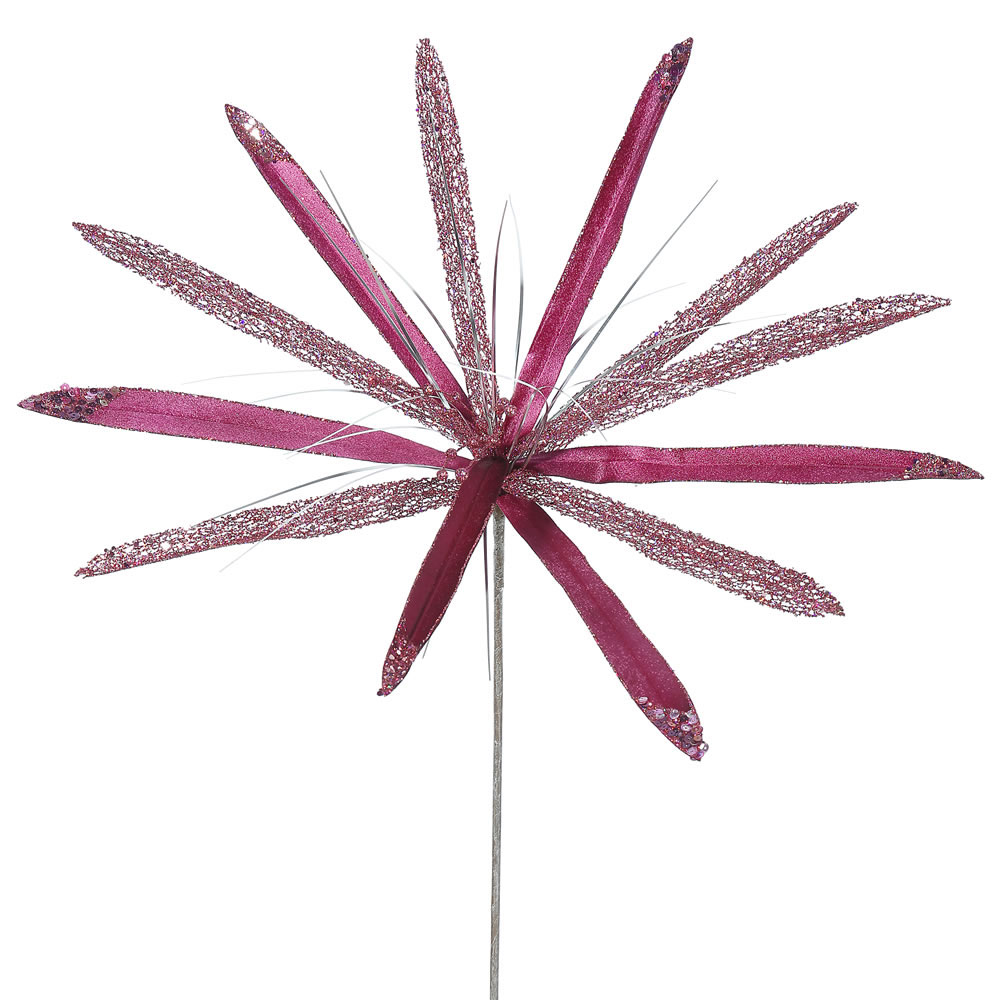 24 inch Mauve Velvet Papyrus Pick: Set of 3