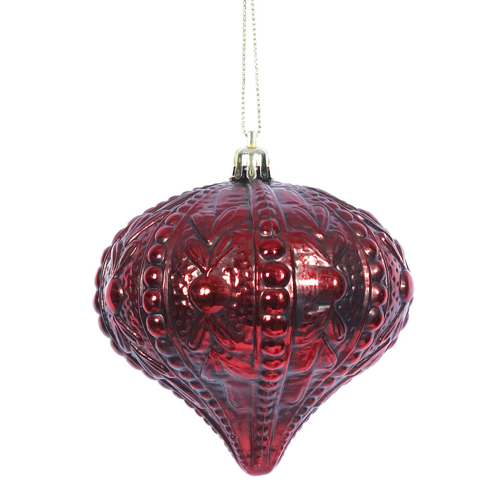 inch Sculpted Onion Ornament: Set of 6
