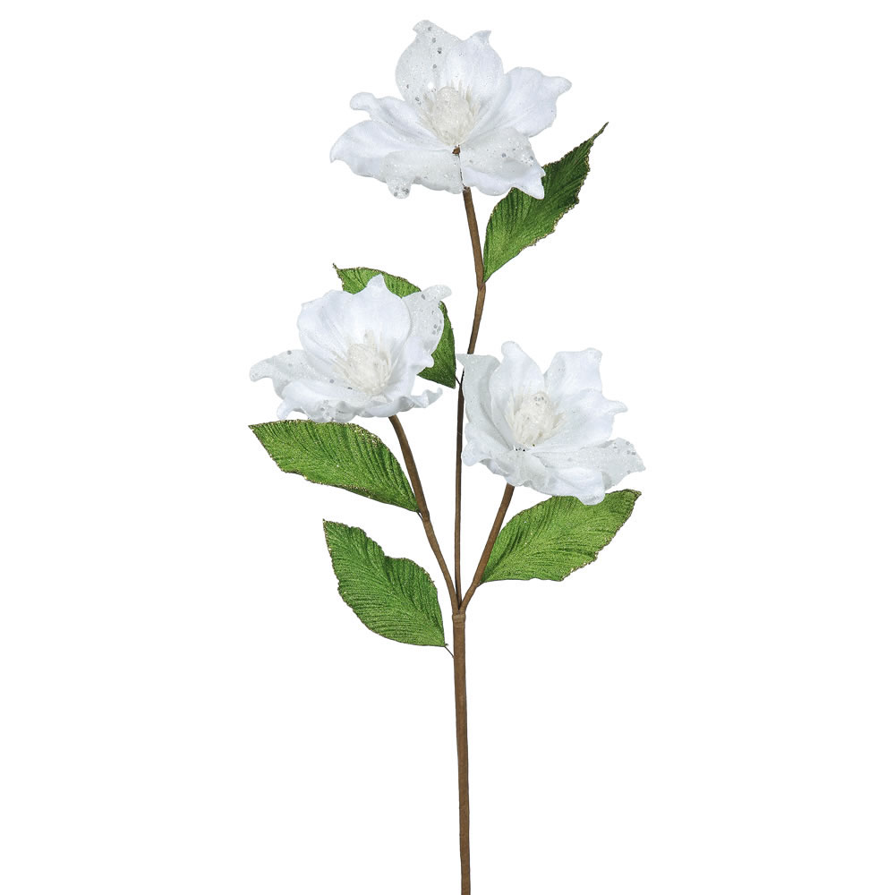 inch Magnolia Flower Pick: Set of 6