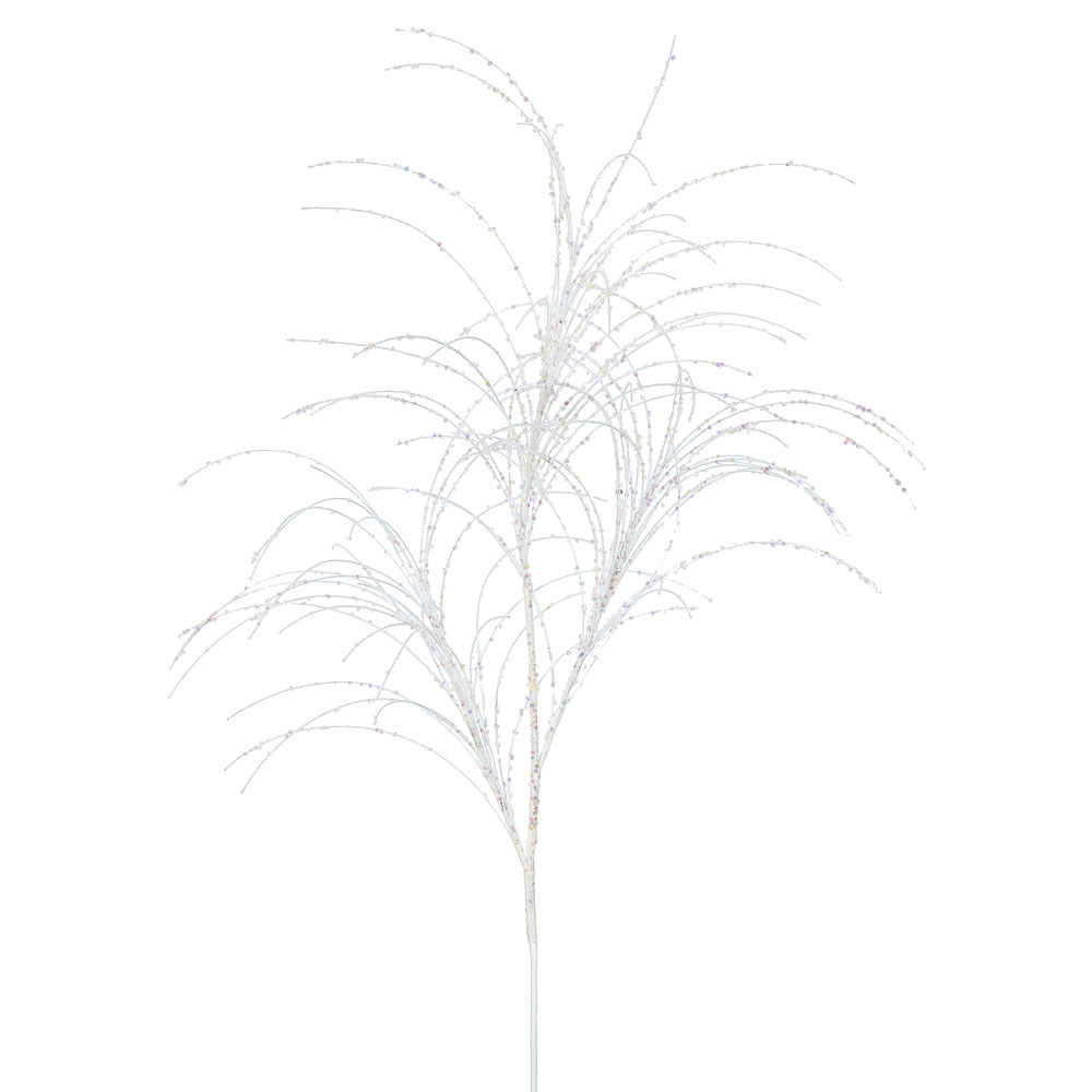 inch Glitter Grass Spray: Set of 6
