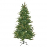 7.5 foot Slim Mixed Country Pine Christmas Tree: Unlit