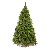 15 foot PE/PVC Cashmere Pine Christmas Tree: Clear LEDs