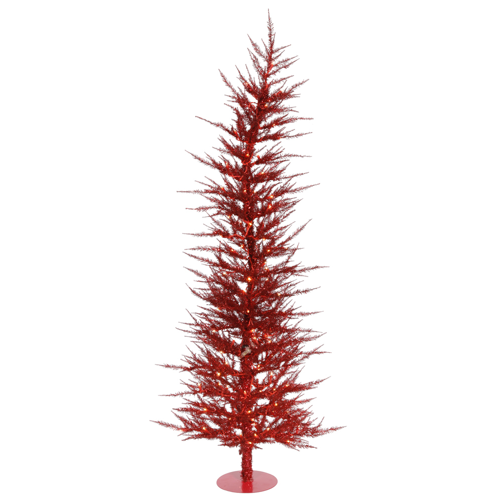 4 foot red laser christmas tree red mini lights b101341 4 foot red laser christmas tree red mini lights b101341