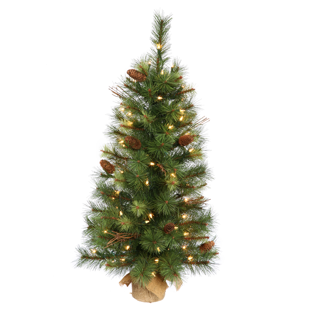 3 foot caribou mixed pine christmas tree mini lights 3 foot caribou mixed pine christmas tree mini lights