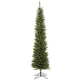7.5 foot Durham Pole Pencil Pine Tree: Multi-Colored LEDs