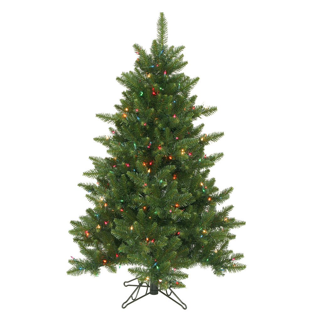 4 5 foot camdon fir christmas tree multi colored lights 4 5 foot camdon fir christmas tree multi colored lights