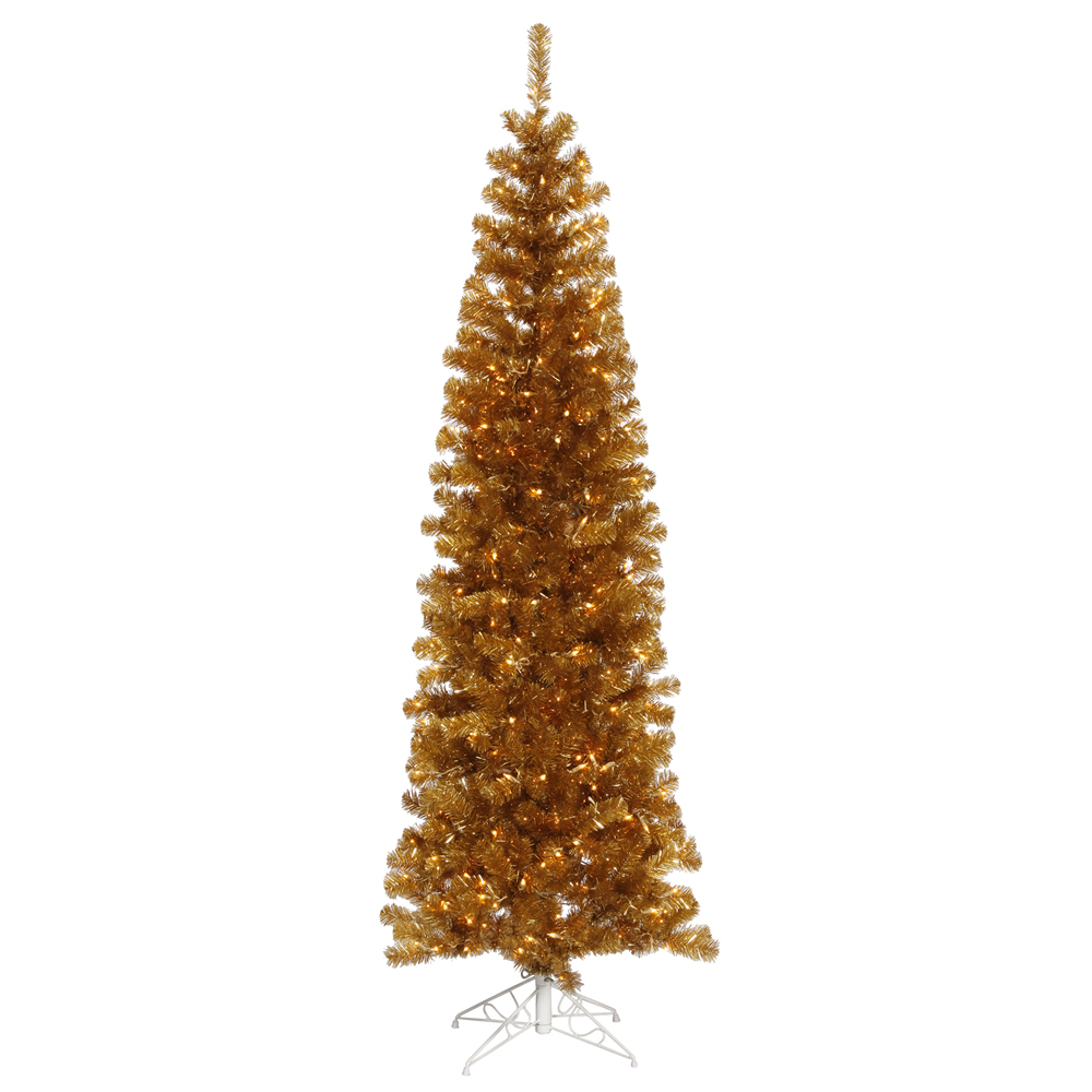 6 foot antique gold slim christmas tree all lit lights 6 foot antique gold slim christmas tree all lit lights