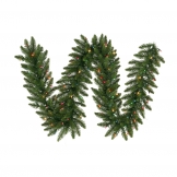 9 foot x 20 inch Camdon Garland: Indoor/Outdoor Multi-Colored LEDs