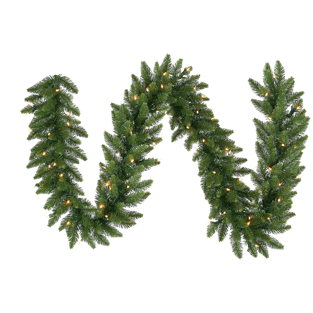 Camdon Fir Garland with Indoor/Outdoor Lights