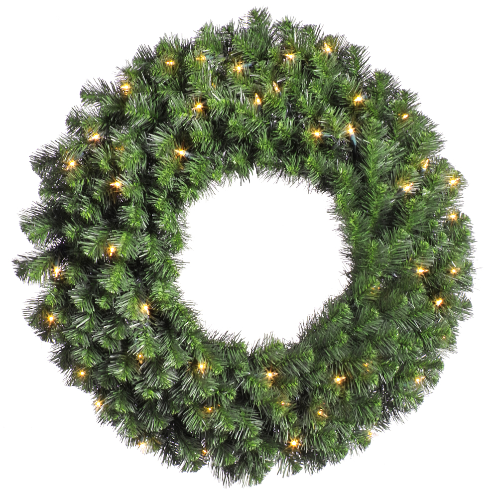Douglas Fir Wreath: Lights