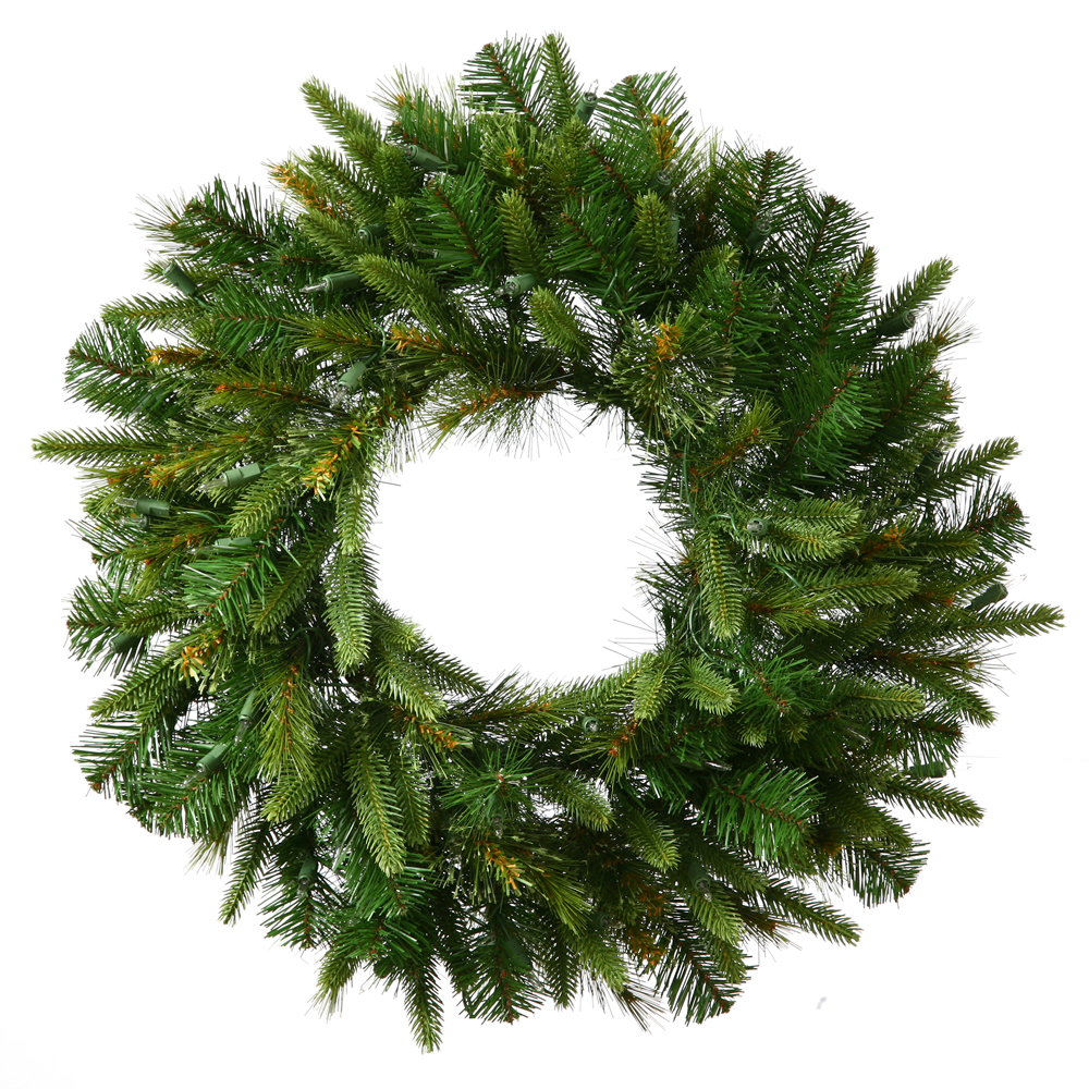 PE/PVC Cashmere Pine Wreath