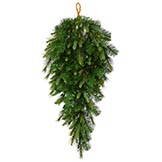 48 inch PE/PVC Cashmere Teardrop: Unlit