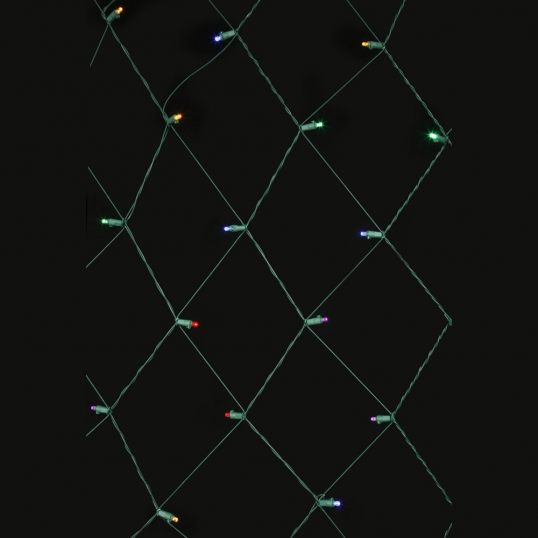 2 x 8 foot Wide Angle LED Light Net: 150 Lights