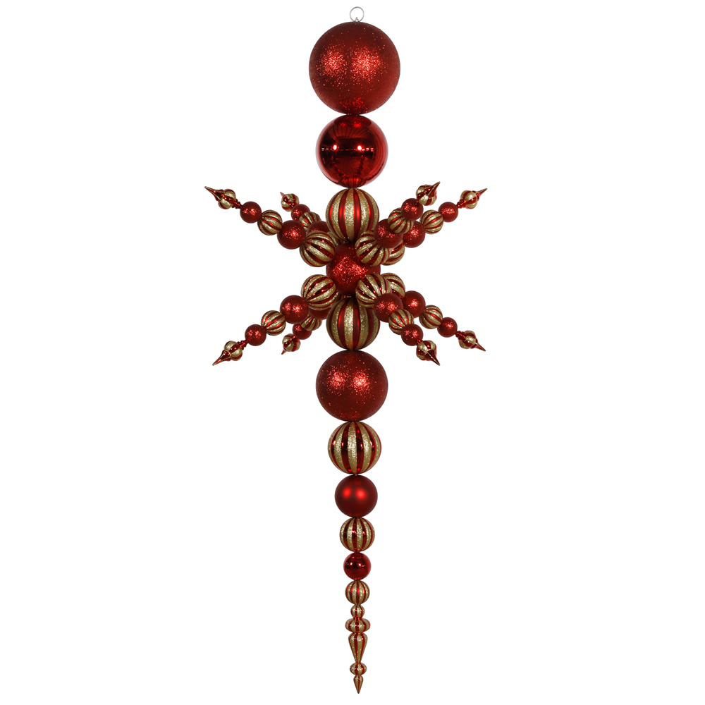 inch Snowflake Finial Ornament