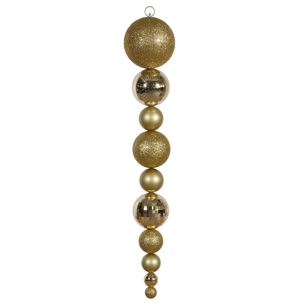 inch Shiny-Matte Ball Drop Ornament