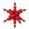 39 inch Red Snowflake Ornament