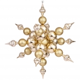 39 inch Gold Snowflake Ornament