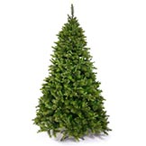 6.5 foot PE/PVC Cashmere Slim Tree: Multi-Colored LED Lights