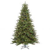 6.5 foot PE/PVC King Spruce Christmas Tree: Clear LEDs