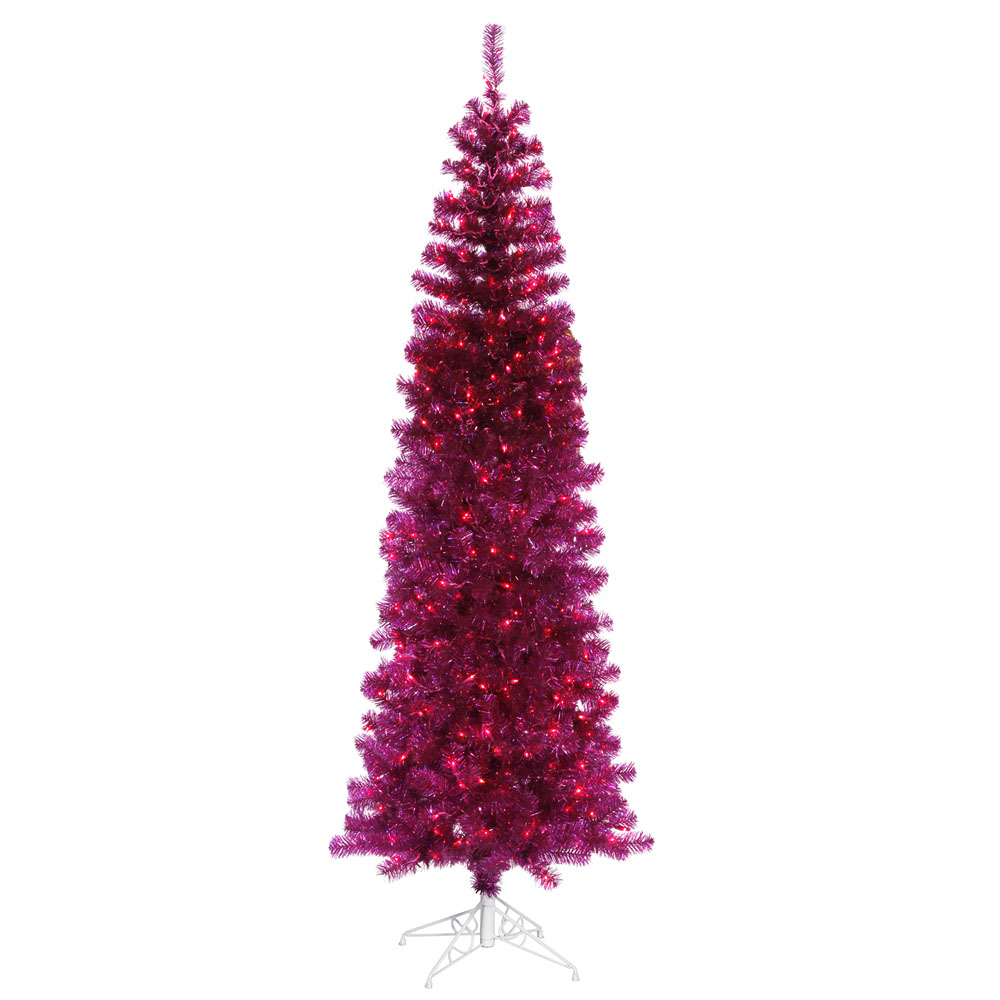 Fuchsia Pencil Tree: Fuchsia Lights