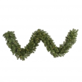 25 foot x 18 inch Grand Teton Garland: Clear LEDs