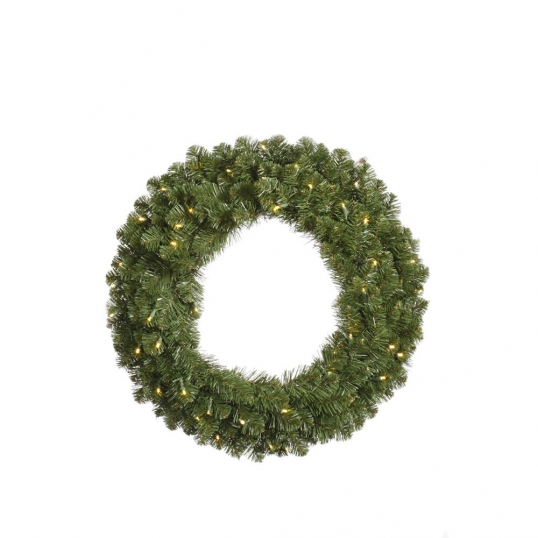 96 inch Grand Teton Wreath: Clear LEDs