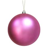 10 inch Orchid Matte Ball Ornament: UV Resistant